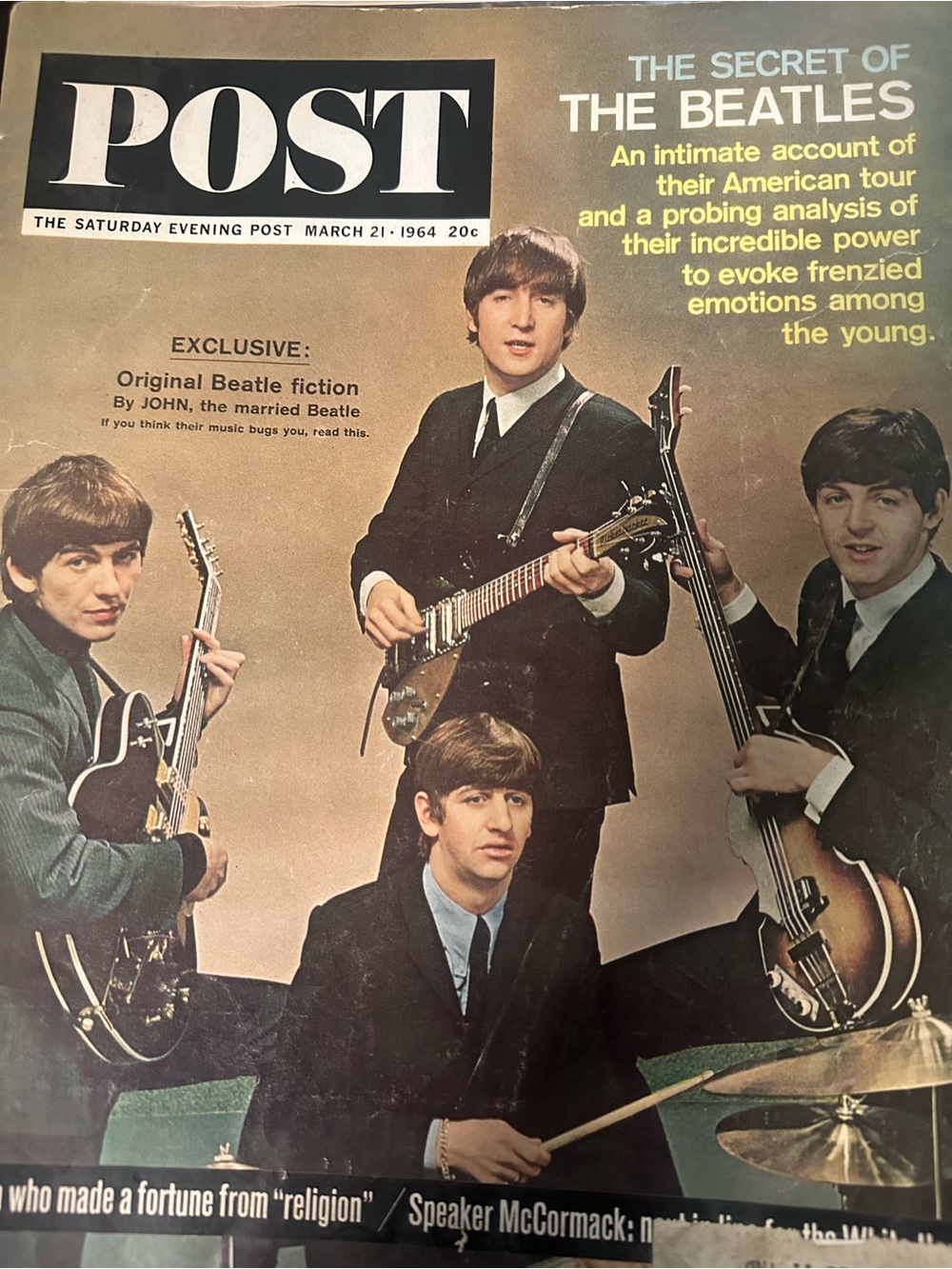 The Beatles Vintage Cover Coffee Table Book – Black, Brown, Tan